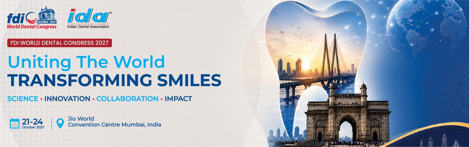 FDI World Dental Congress 2027 Mumbai Banner