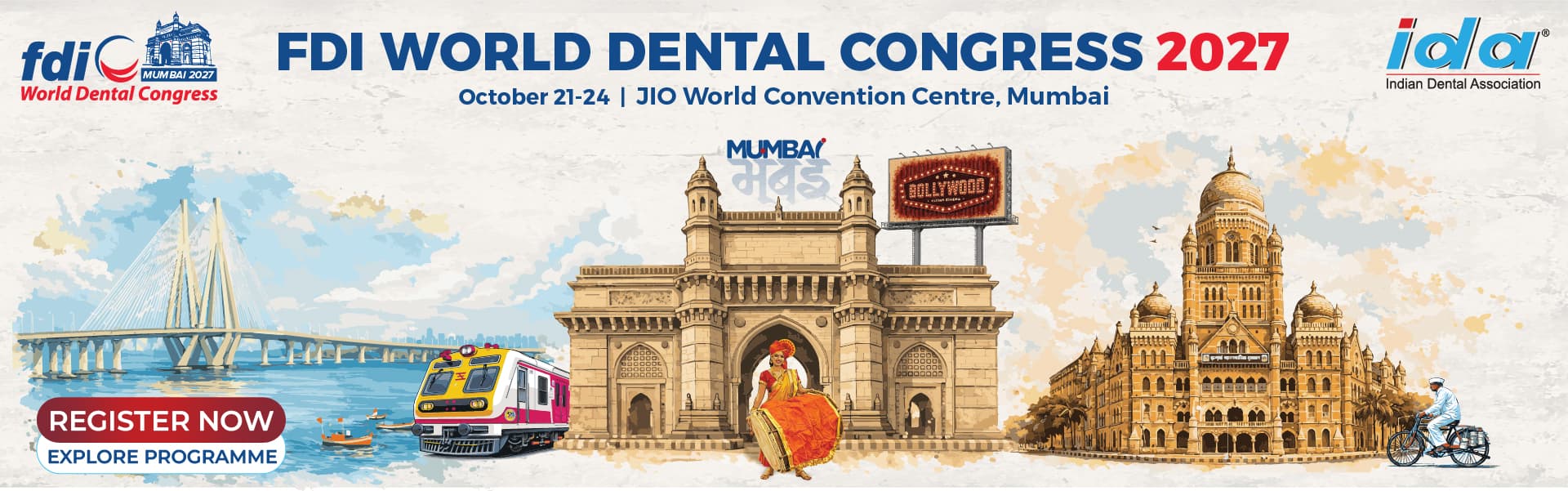 FDI World Dental Congress 2027 Mumbai Banner